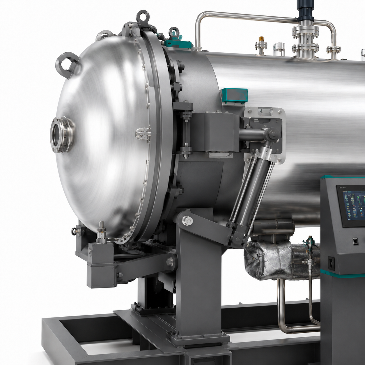 High Pressure Foaming Autoclave, Supercritical N2 Physical Foaming Equipment For E-TPU Popcorn Shoe Midsole Production-{$k+1}