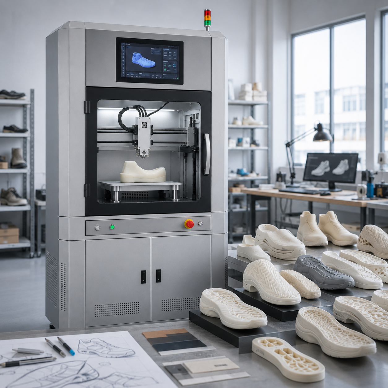 Industrial SLA UV Resin 3D Printing Machine, high precision equipment for footwear shoe die mold and sneaker pattern prototyping for Shoe Mold Manufacturing-{$k+1}