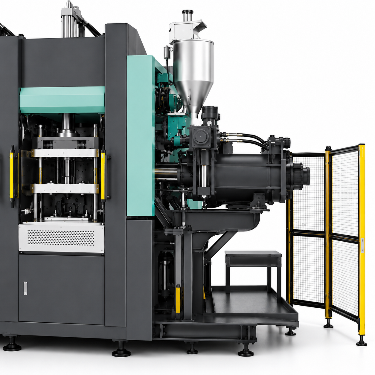 6 Station Automatic EVA Foam Injection Molding Machine PLC Touch Control For Crocs Slipper Sport Shoe Midsole One Step Forming-{$k+1}