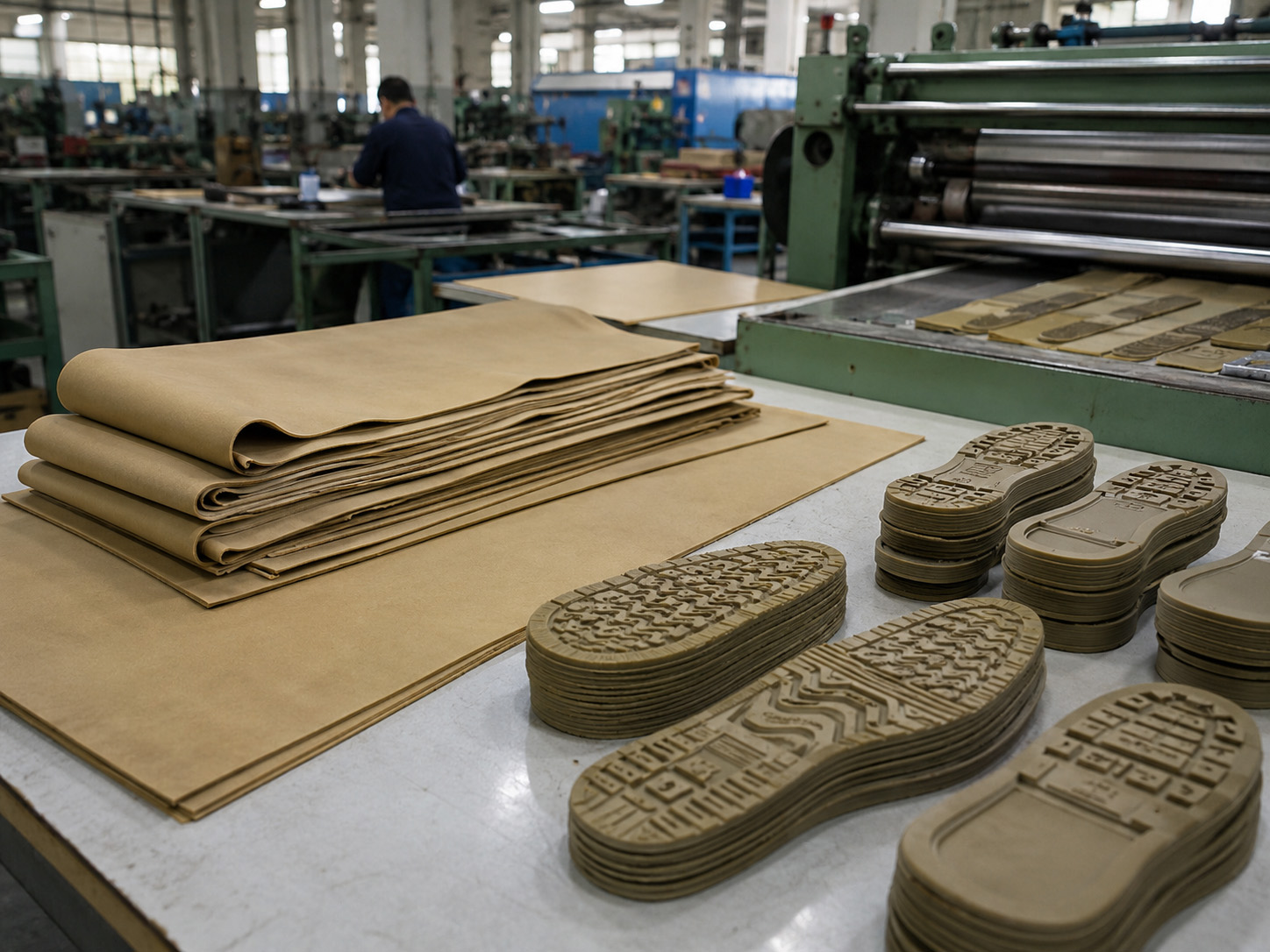 Raw Natural Rubber Sheet, High Elastic Wear Resistant Material For Shoe Soles-{$k+1}