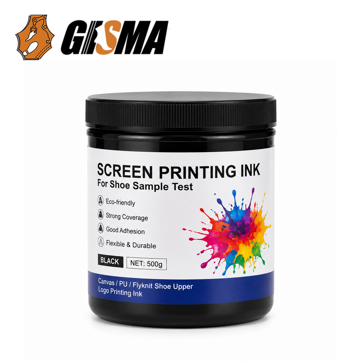 Screen Printing Ink For Shoe Sample Test, Eco-friendly Printing Coating Ink For Canvas PU Flyknit Shoe Upper Logo Printing