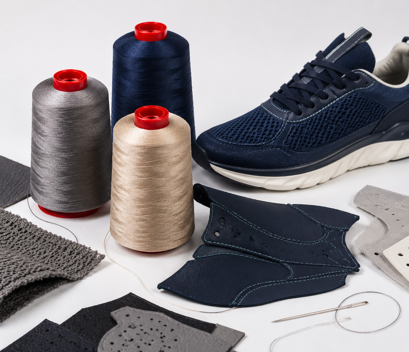 High Tenacity Polyester Sewing Thread For Shoe Making, Industrial Cone Thread For Upper Stitching-{$k+1}