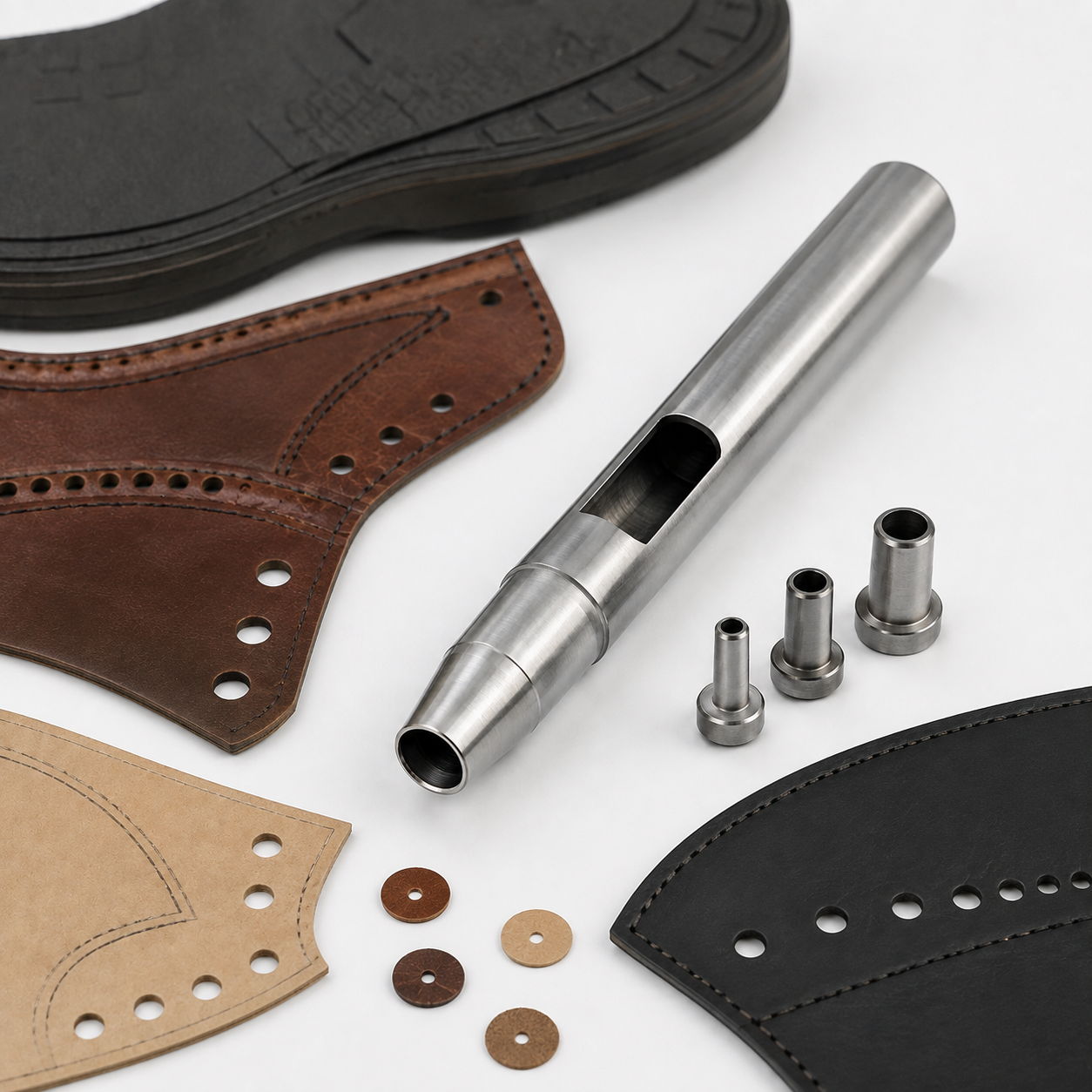 Shoemaking Puncher, Leather Round Hole Positioning Punch For Shoe Cut Parts-{$k+1}