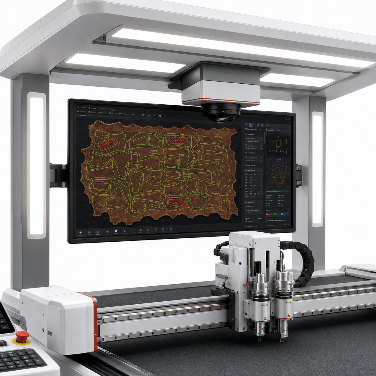 AI Vision Automatic Nesting and Digital Cutting Machine for Genuine Leather Footwear-{$k+1}