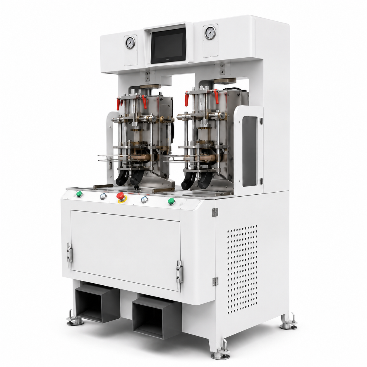 Automatic Hot & Cold Shoe Backpart Moulding Machine for Heel Counter, Backpart and Shoe Upper Forming in Footwear Production-{$k+1}
