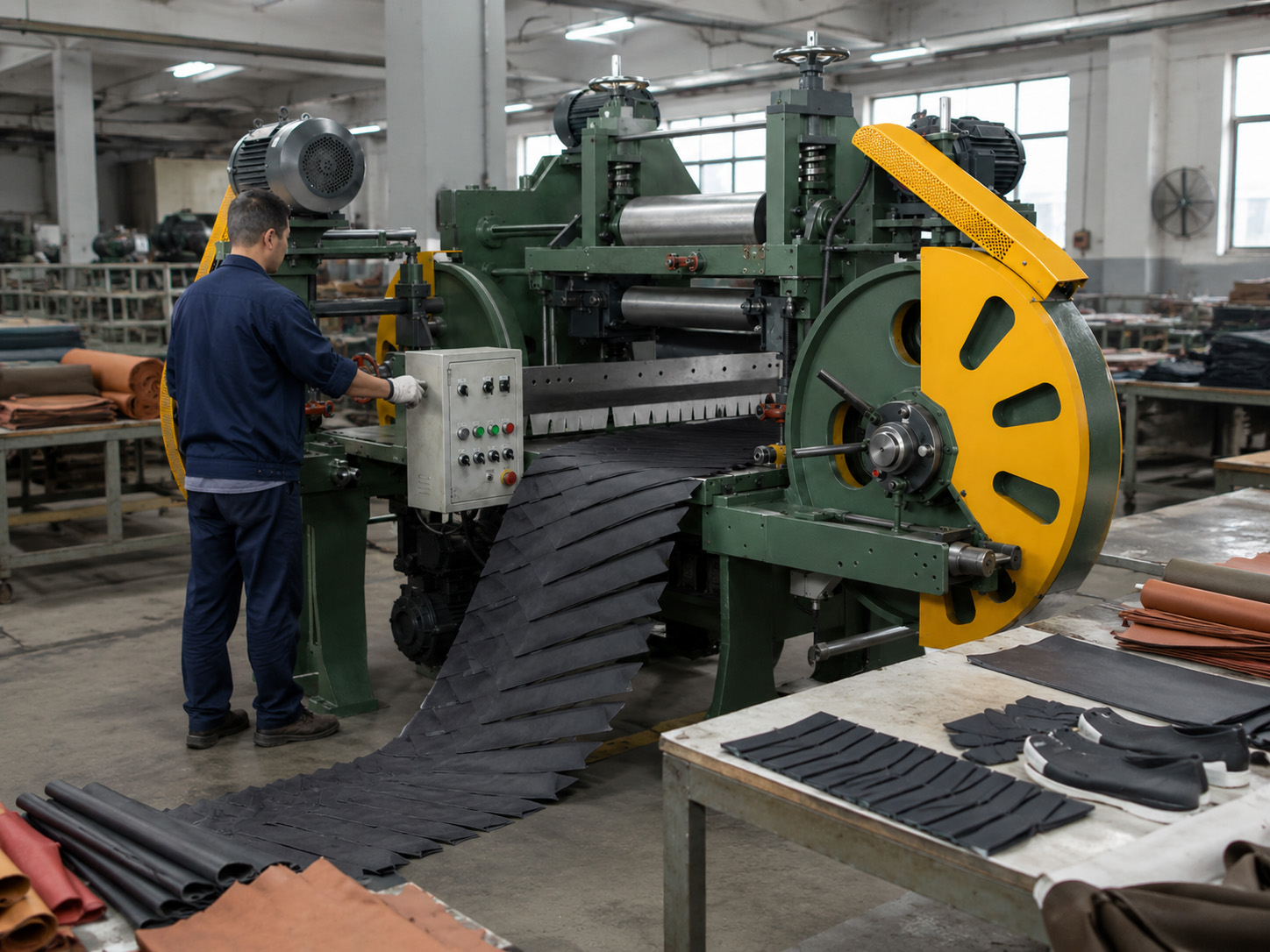 Automatic Oblique Cutting Machine, EVA Foam Sole Slope Trimming Splitting Machine For Shoe Making-{$k+1}