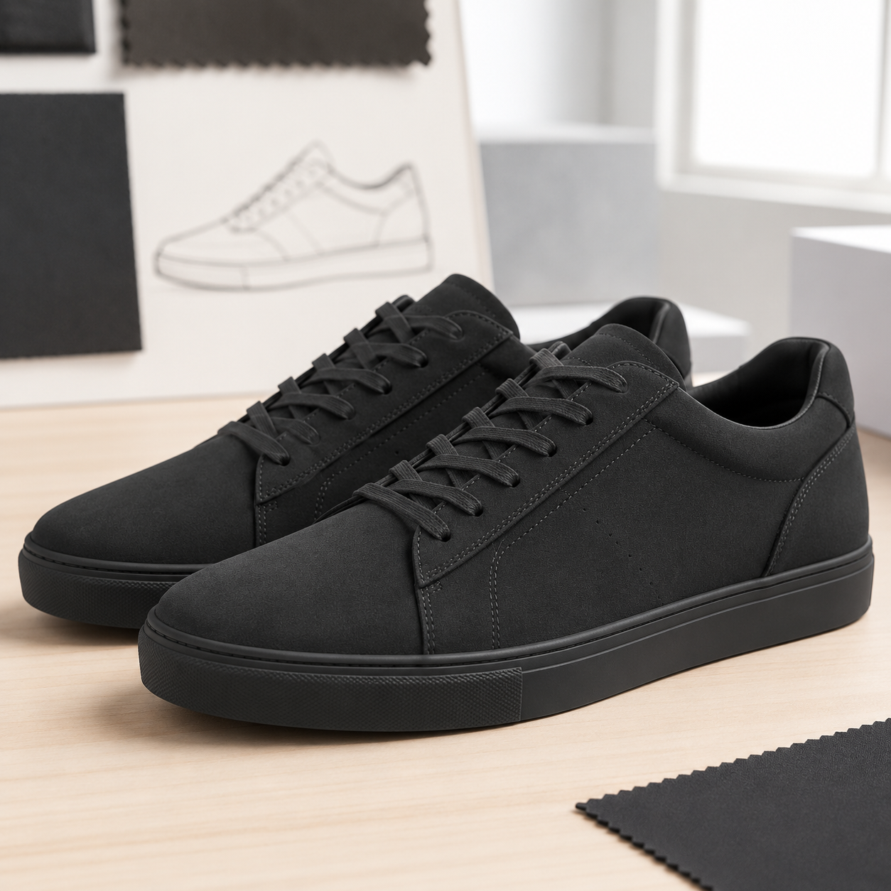 Artificial Microfiber Nubuck, Wear-resistant Imitation Nubuck Cloth For Casual Shoe Upper-{$k+1}
