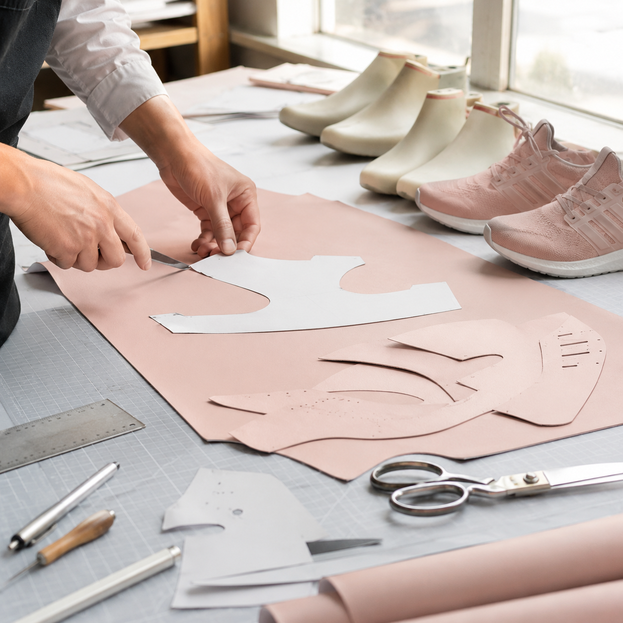 Microfiber Leather For Shoe Upper, Wear Resistant Breathable Micro Fiber Material For Sneaker-{$k+1}