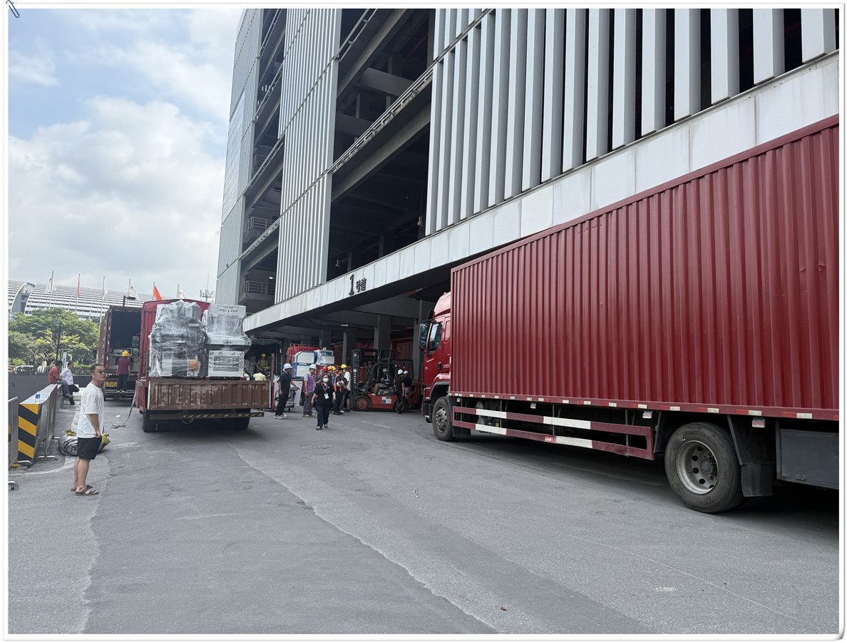 Trucks gather | 18 Hours To Go | GISMA 2026 International Intelligent Shoe Machinery Exhibition is approaching Trucks gather | 18 Hours To Go | GISMA 2026 International Intelligent Shoe Machinery Exhibition is approaching