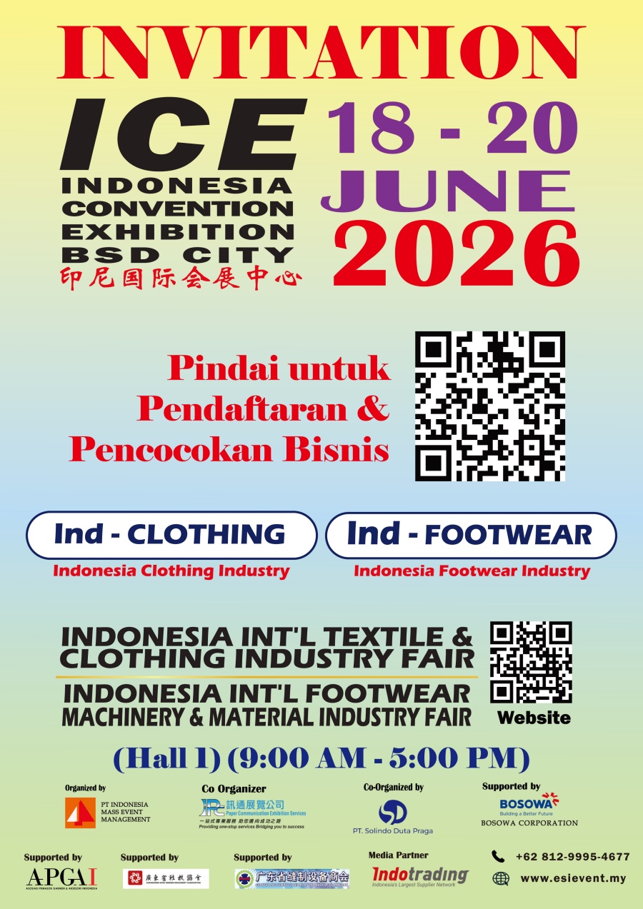 GISMA Guangzhou 2026 Indonesia Footwear Machinery & Material Fair GISMA Guangzhou 2026 Indonesia Footwear Machinery & Material Fair