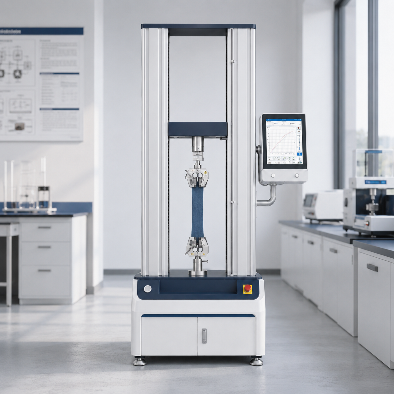 High Precision Digital Universal Tensile Testing Machine Automatic Tensile Strength Tester for Shoe Material Leather Rubber Peel Tear Physical Test Footwear Quality Control Lab High Precision Digital Universal Tensile Testing Machine Automatic Tensile Strength Tester for Shoe Material Leather Rubber Peel Tear Physical Test Footwear Quality Control Lab
