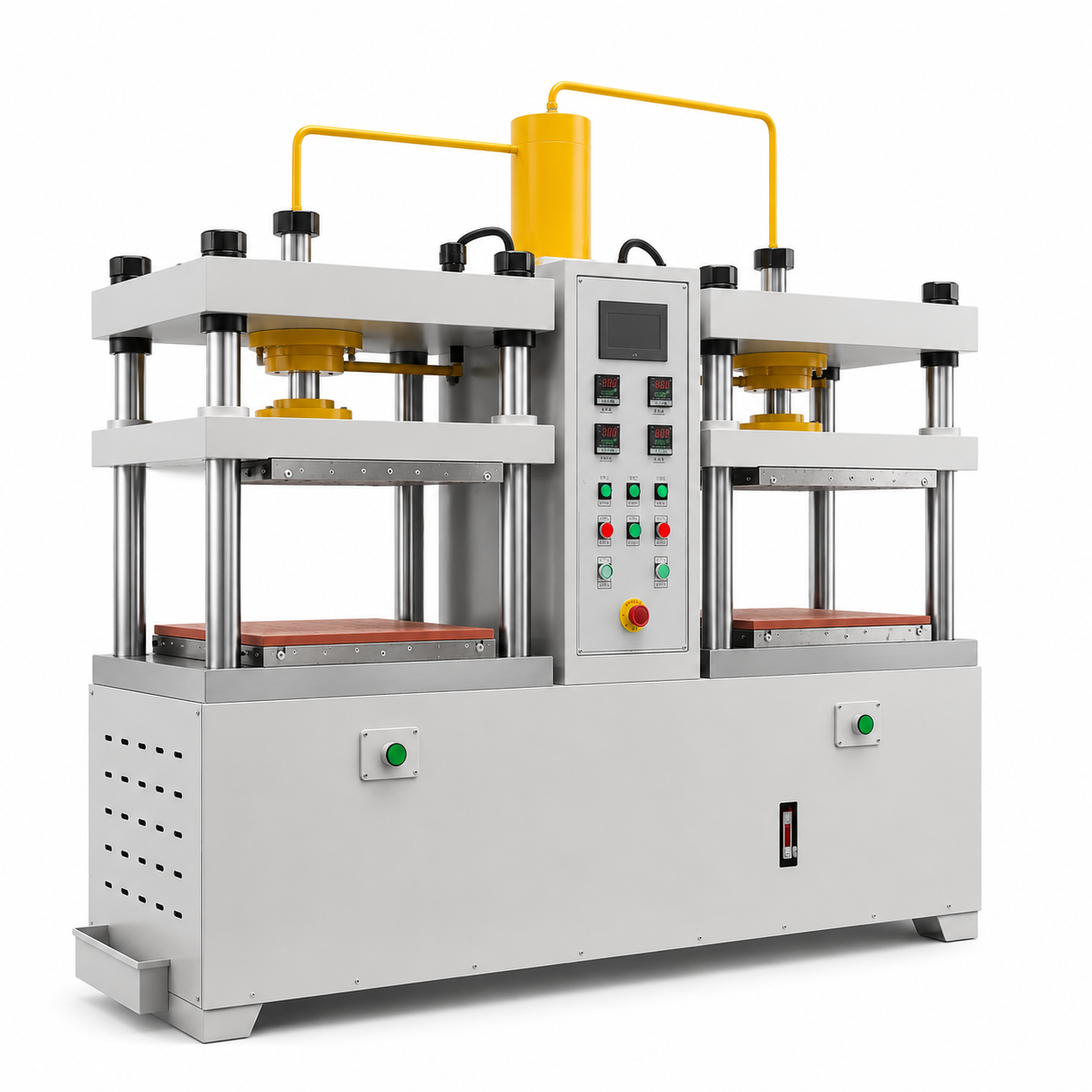 Double Station Four Column Hydraulic Hot Press Laminating Machine Constant Temperature Shoe Toe Heel Counter Hot Melt Bonding Machine Double Station Four Column Hydraulic Hot Press Laminating Machine Constant Temperature Shoe Toe Heel Counter Hot Melt Bonding Machine