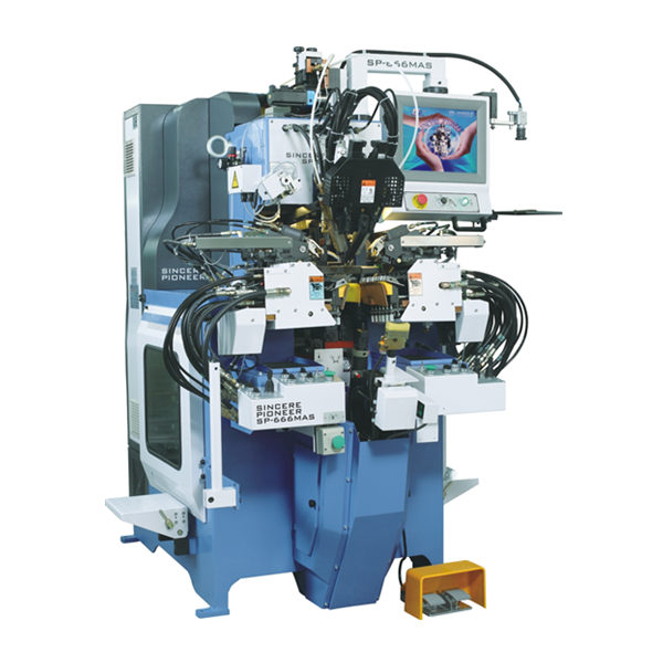 SP-666MAS Chengfeng Visual Locus Four-Axis Servo Controlled Heel and Side Lasting Machine