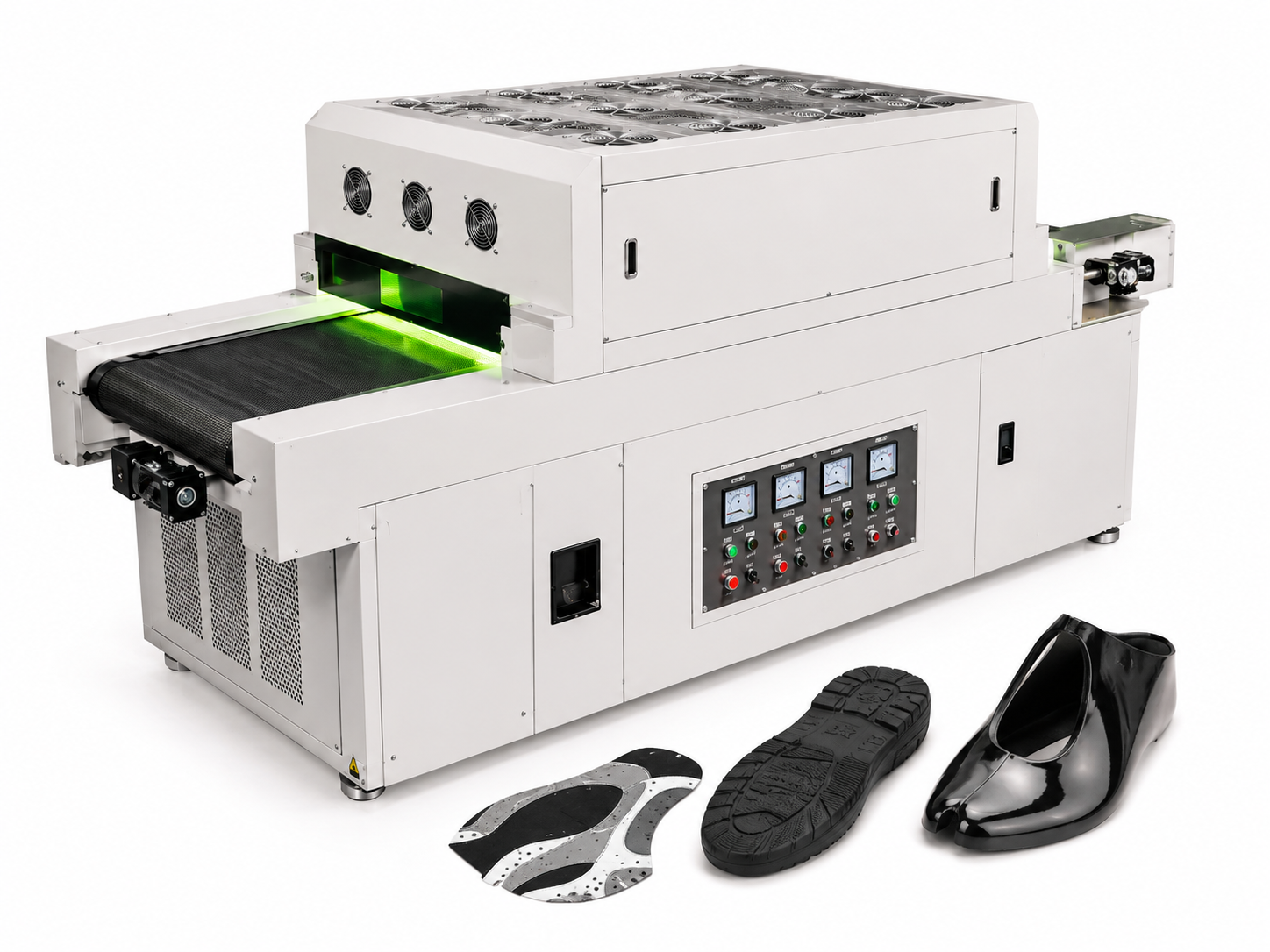 制鞋 UV 固化烘干流水线 鞋面鞋底 UV 油墨 UV 光油紫外线固化隧道炉-{$k+1}