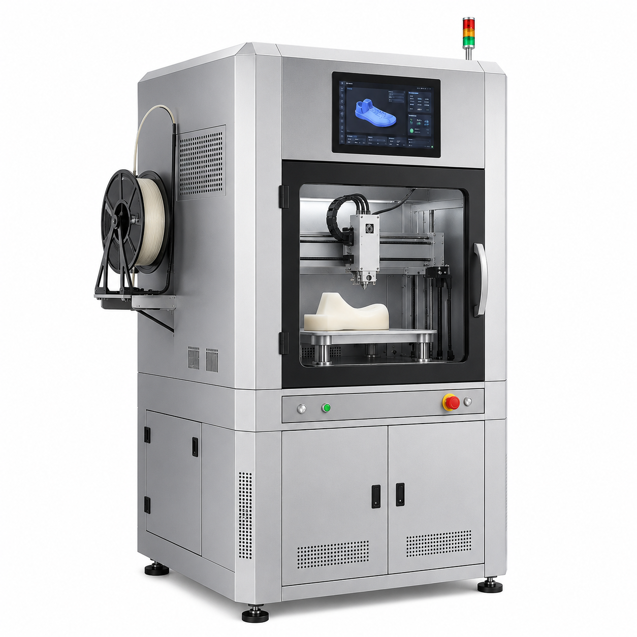 3D 鞋模打印机 工业级光固化 UV 树脂 3D 打印设备 高精度鞋业鞋模与运动鞋纹路原型制作机器
